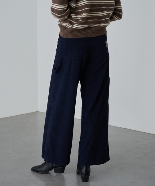 RAY CASSIN（レイカズン）の「コーデュロイペインターパンツ（その他パンツ・レディース・アイボリー/ブラウン/ネイビー・S/M）」の14枚目の写真