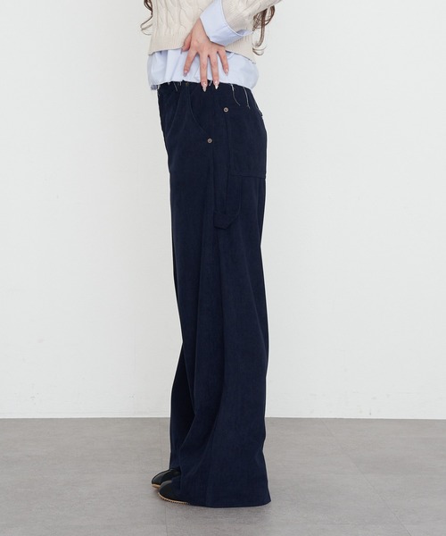 RAY CASSIN（レイカズン）の「コーデュロイペインターパンツ（その他パンツ・レディース・アイボリー/ブラウン/ネイビー・S/M）」の22枚目の写真