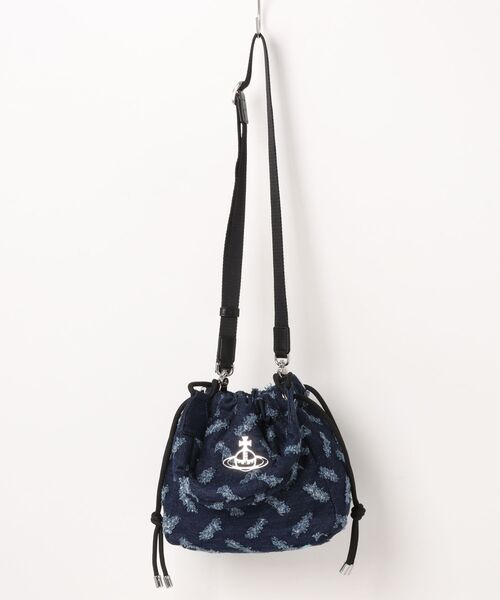 Vivienne Westwood(ヴィヴィアンウエストウッド)の「HILARY SMALL BUCKET BAG(ショルダーバッグ・レディース・ブルー系その他・FREE)」の1枚目の写真