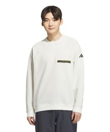 アディダス adidas シティエスケープ ルーズフィット 裏起毛 ワッフル スウェット