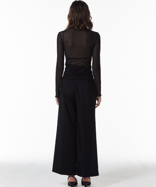 JOSE MOON（ジョゼムーン）の「WRAP LAYERED PANTS/ラップレイヤードパンツ（その他パンツ・レディース・ブラック/グレー・36/38）」の22枚目の写真