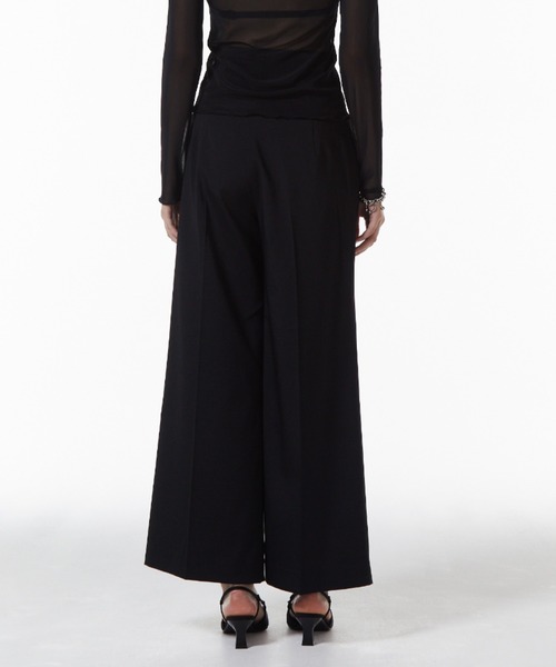 JOSE MOON（ジョゼムーン）の「WRAP LAYERED PANTS/ラップレイヤードパンツ（その他パンツ・レディース・ブラック/グレー・36/38）」の19枚目の写真