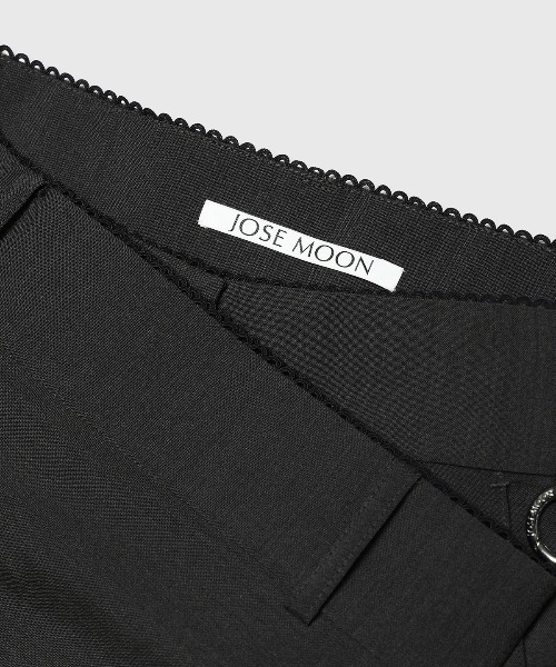 JOSE MOON（ジョゼムーン）の「WRAP LAYERED PANTS/ラップレイヤードパンツ（その他パンツ・レディース・ブラック/グレー・36/38）」の10枚目の写真