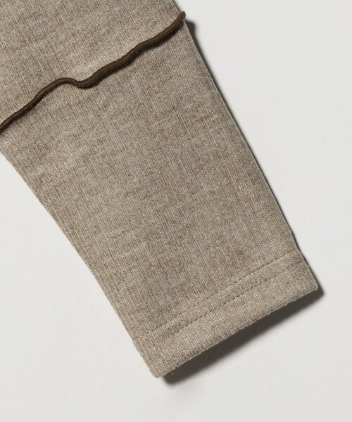 green label relaxing（グリーンレーベルリラクシング）の「配色メロー起毛 テレコトップス / キッズ  100cm-160cm（Tシャツ/カットソー・キッズ・ブラウン系/オフホワイト/グレー系・130cm/110cm/160cm/100cm/150cm/120cm/140cm）」の21枚目の写真