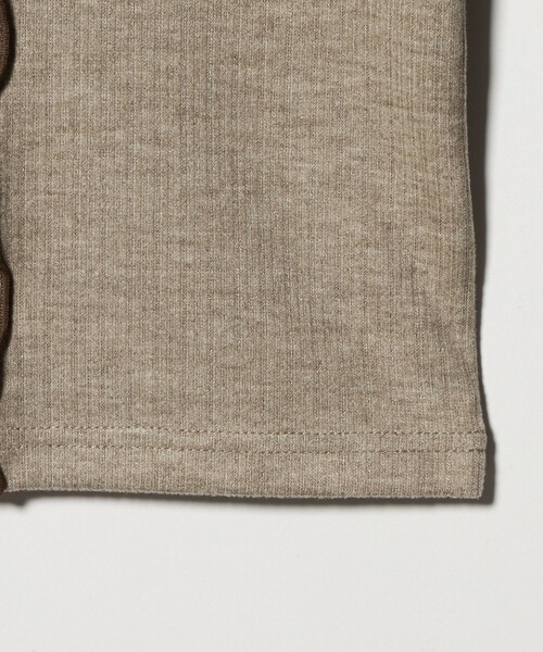 green label relaxing（グリーンレーベルリラクシング）の「配色メロー起毛 テレコトップス / キッズ  100cm-160cm（Tシャツ/カットソー・キッズ・ブラウン系/オフホワイト/グレー系・130cm/110cm/160cm/100cm/150cm/120cm/140cm）」の22枚目の写真