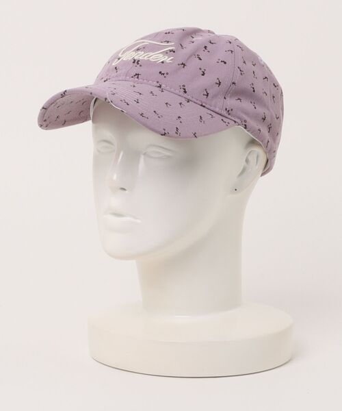 Revo.(レボ)の「小花柄 ロゴ刺繍 キャップ(キャップ・レディース・アイボリー/ネイビー/パープル・FREE)」の3枚目の写真