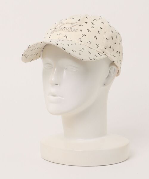 Revo.(レボ)の「小花柄 ロゴ刺繍 キャップ(キャップ・レディース・アイボリー/ネイビー/パープル・FREE)」の2枚目の写真