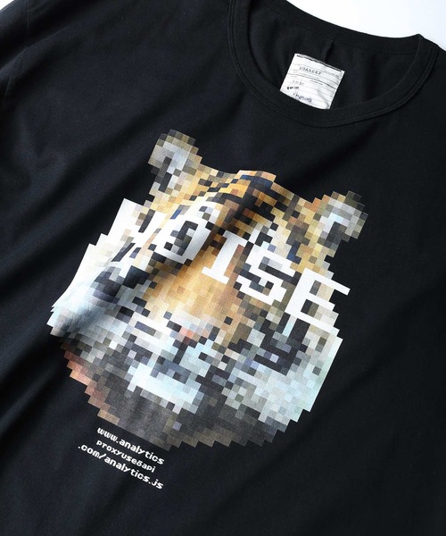 SHAREEF（シャリーフ）の「"DOT TIGER" BIG SWEAT（スウェット・メンズ・ライトグレー/ブラック・1/2）」の9枚目の写真