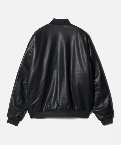 セール】＜CITEN＞レザーライクバルーンジップブルゾン（ブルゾン