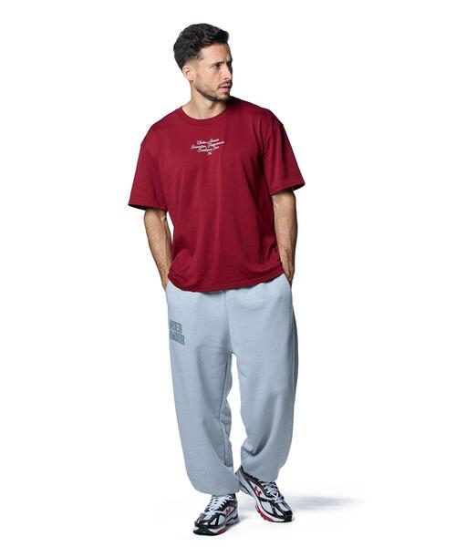 UNDER ARMOUR(アンダーアーマー)の「UAヘビーウェイト オーバーサイズ トロフィー ショートスリーブTシャツ(ライフスタイル/メンズ)(Tシャツ/カットソー・メンズ・レッド系・M/2XL/3XL/S/L/XL)」の5枚目の写真