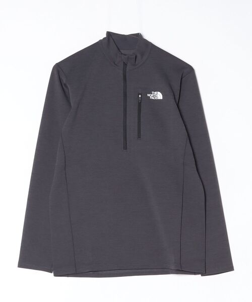 THE NORTH FACE(ザノースフェイス)の「ザ ノース フェイス THE NORTH FACE L/S QD Mid Zip Up_ロングスリーブキューディーミッドジップアップ(その他トップス・メンズ・グレー/チャコールグレー・S/M/L/LL)」の2枚目の写真