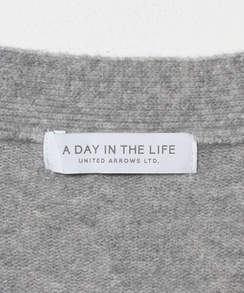 A DAY IN THE LIFE UNITED ARROWS(アデイインザライフユナイテッドアローズ)の「チャイナボタン カーディガン <A DAY IN THE LIFE>(カーディガン/ボレロ・レディース・ネイビー/ピンク/ライトグレー/ダークブラウン・FREE)」の18枚目の写真