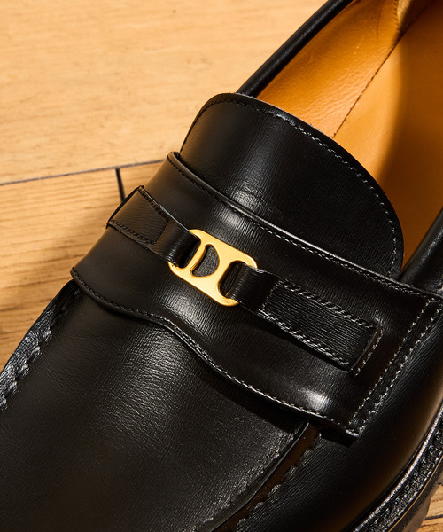 Tomo & Co（トモアンドシーオー）の「Tomo&Co トモアンドシーオー / PULL TAB BIT LOFER デュプイレザーレザープルタブコインローファー Vibram / TMTKS-S-0061（ローファー・メンズ・ブラック・27cm/26.5cm/26cm/25.5cm/25cm）」の6枚目の写真