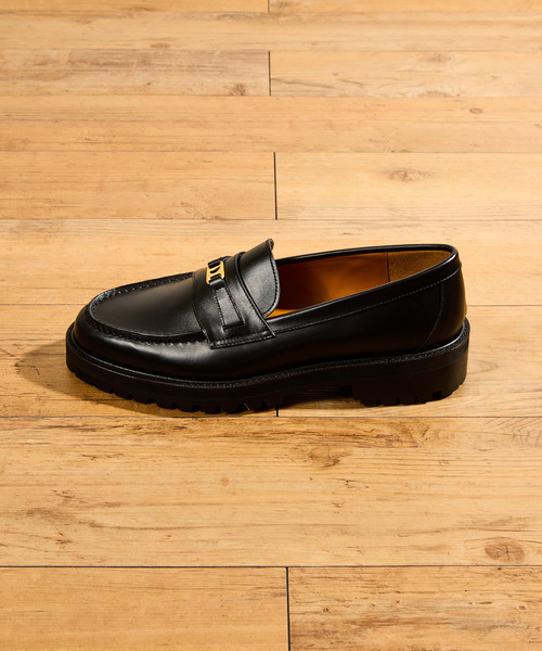 Tomo & Co（トモアンドシーオー）の「Tomo&Co トモアンドシーオー / PULL TAB BIT LOFER デュプイレザーレザープルタブコインローファー Vibram / TMTKS-S-0061（ローファー・メンズ・ブラック・27cm/26.5cm/26cm/25.5cm/25cm）」の7枚目の写真