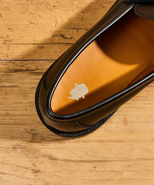 Tomo & Co（トモアンドシーオー）の「Tomo&Co トモアンドシーオー / PULL TAB BIT LOFER デュプイレザーレザープルタブコインローファー Vibram / TMTKS-S-0061（ローファー・メンズ・ブラック・27cm/26.5cm/26cm/25.5cm/25cm）」の13枚目の写真