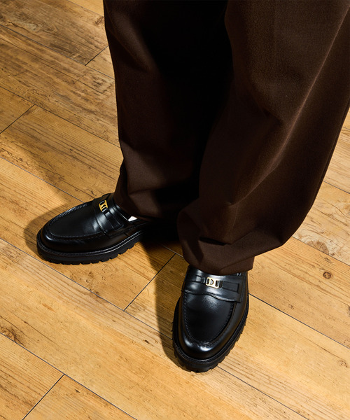 Tomo & Co（トモアンドシーオー）の「Tomo&Co トモアンドシーオー / PULL TAB BIT LOFER デュプイレザーレザープルタブコインローファー Vibram / TMTKS-S-0061（ローファー・メンズ・ブラック・27cm/26.5cm/26cm/25.5cm/25cm）」の14枚目の写真