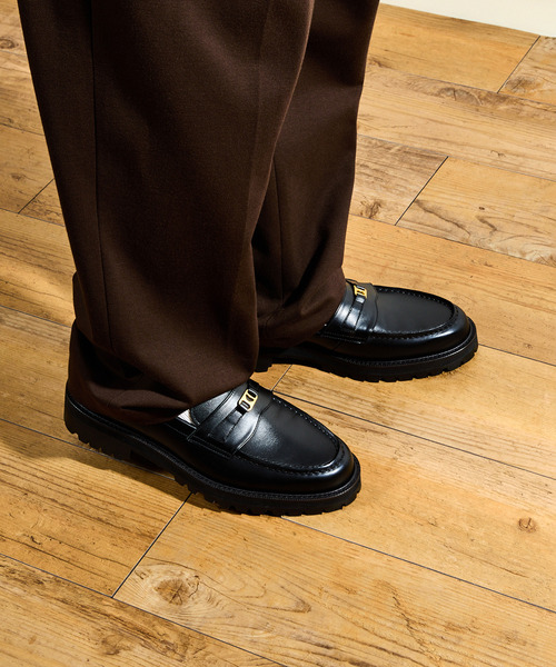 Tomo & Co（トモアンドシーオー）の「Tomo&Co トモアンドシーオー / PULL TAB BIT LOFER デュプイレザーレザープルタブコインローファー Vibram / TMTKS-S-0061（ローファー・メンズ・ブラック・27cm/26.5cm/26cm/25.5cm/25cm）」の17枚目の写真