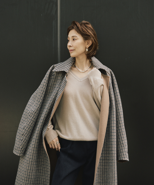 セール】チェックコート（その他アウター）｜VERMEIL par iena