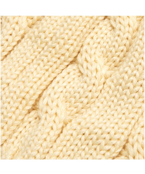 AAPE BY A BATHING APE（エーエイプバイアベイシングエイプ）の「AAPE KNIT CAP（ニットキャップ/ビーニー・メンズ・ブラック/アイボリー・FREE）」の6枚目の写真