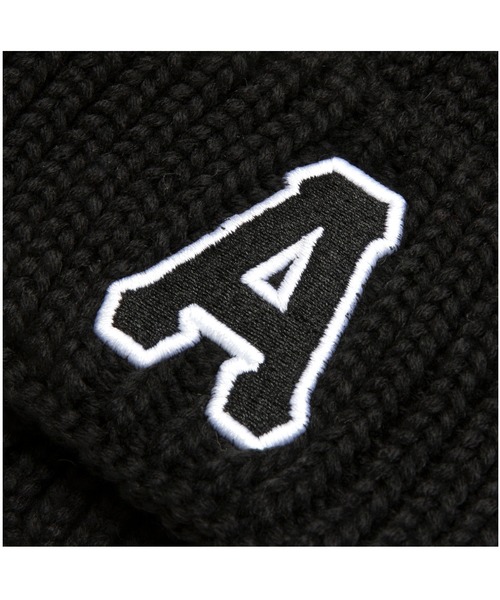 AAPE BY A BATHING APE（エーエイプバイアベイシングエイプ）の「AAPE KNIT CAP（ニットキャップ/ビーニー・メンズ・ブラック/アイボリー・FREE）」の8枚目の写真