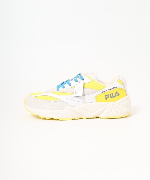 FILA(フィラ)の「FILA x Evangelion フィラ×エヴァンゲリオン VENOM ベノム レザースニーカーシューズ(スニーカー・レディース・ホワイト/イエロー/ブラック・28/27.5/27/26.5/26/25.5/25)」の10枚目の写真