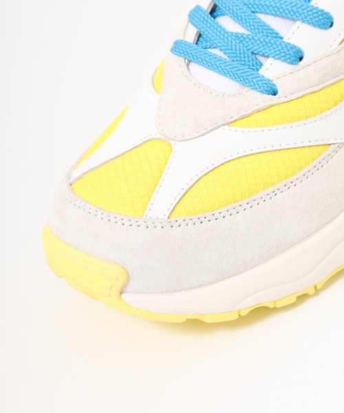 FILA(フィラ)の「FILA x Evangelion フィラ×エヴァンゲリオン VENOM ベノム レザースニーカーシューズ(スニーカー・レディース・ホワイト/イエロー/ブラック・28/27.5/27/26.5/26/25.5/25)」の9枚目の写真