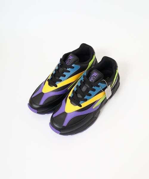 FILA(フィラ)の「FILA x Evangelion フィラ×エヴァンゲリオン VENOM ベノム レザースニーカーシューズ(スニーカー・レディース・ホワイト/イエロー/ブラック・28/27.5/27/26.5/26/25.5/25)」の18枚目の写真