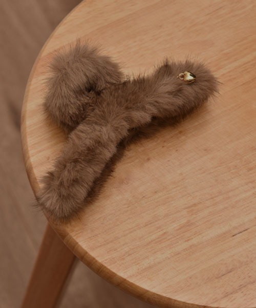 セール】【resonance】ふわふわ フェイクファー ナチュラルカラー