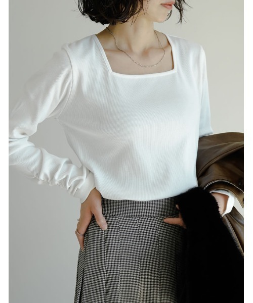 乾燥機対応][汗じみ防止][UVカット]選べるネックデザインリブ