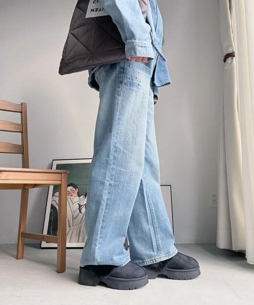 LUGG NAGG(ラグナグ)の「【厚底ヒール】バックバンドムートンサンダル【3E】(サンダル・レディース・ベージュ/キャメル/ブラック・M/S/L/LL)」の8枚目の写真