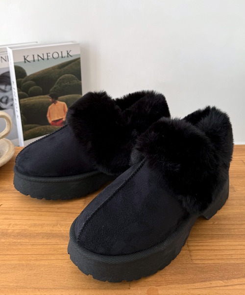 LUGG NAGG(ラグナグ)の「【厚底ヒール】バックバンドムートンサンダル【3E】(サンダル・レディース・ベージュ/キャメル/ブラック・M/S/L/LL)」の20枚目の写真