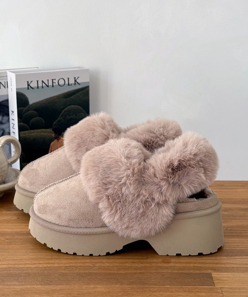 LUGG NAGG(ラグナグ)の「【厚底ヒール】バックバンドムートンサンダル【3E】(サンダル・レディース・ベージュ/キャメル/ブラック・M/S/L/LL)」の22枚目の写真
