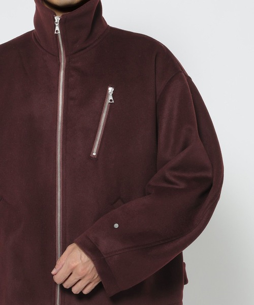 HARE（ハレ）の「ウールZIPブルゾン(HARE)（ブルゾン・メンズ・グレー/グレー系その他/ブラック/レッド・MEDIUM/SMALL）」の22枚目の写真