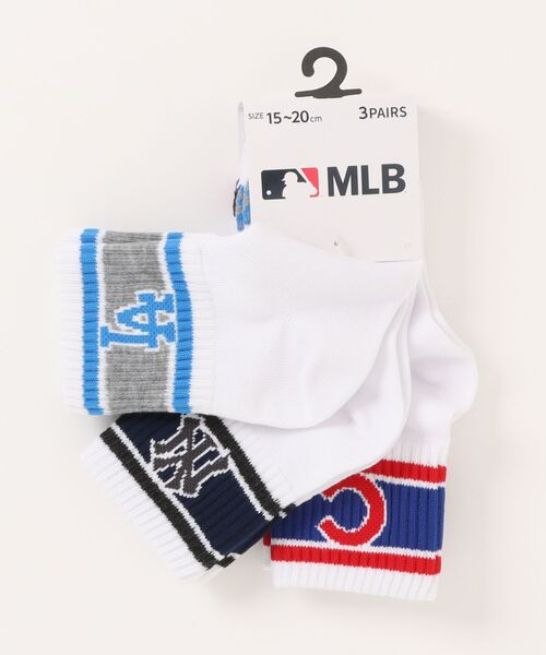 MLB 3足組ソックス ロゴ（ソックス/靴下）｜MLB（メジャーリーグベース