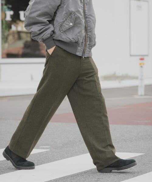 セール】ウール混テーパードパンツ（その他パンツ）｜ITEMS