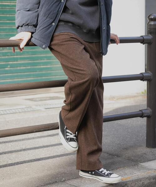 ITEMS URBANRESEARCH(アイテムズ アーバンリサーチ)の「ウール混テーパードパンツ(その他パンツ・メンズ・モカ/ブラック/カーキ・MEDIUM/LARGE)」の21枚目の写真