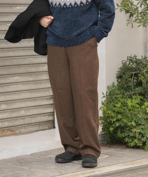 ITEMS URBANRESEARCH(アイテムズ アーバンリサーチ)の「ウール混テーパードパンツ(その他パンツ・メンズ・モカ/ブラック/カーキ・MEDIUM/LARGE)」の22枚目の写真