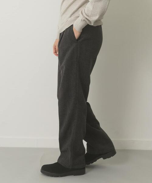 ITEMS URBANRESEARCH（アイテムズ アーバンリサーチ）の「ウール混テーパードパンツ（その他パンツ・メンズ・モカ/ブラック/カーキ・MEDIUM/LARGE）」の6枚目の写真