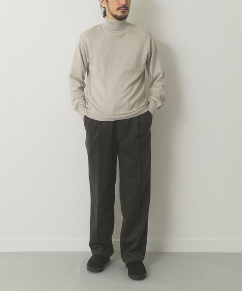 ITEMS URBANRESEARCH（アイテムズ アーバンリサーチ）の「ウール混テーパードパンツ（その他パンツ・メンズ・モカ/ブラック/カーキ・MEDIUM/LARGE）」の9枚目の写真