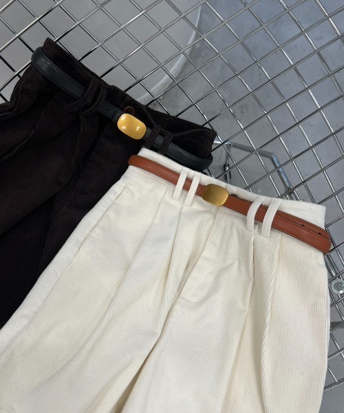 Trish（トリッシュ）の「ゴールドバックルベルト（ベルト・レディース・ブラック/ブラウン・FREE）」の5枚目の写真