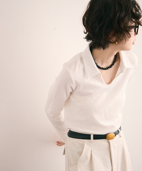 Trish（トリッシュ）の「ゴールドバックルベルト（ベルト・レディース・ブラック/ブラウン・FREE）」の14枚目の写真