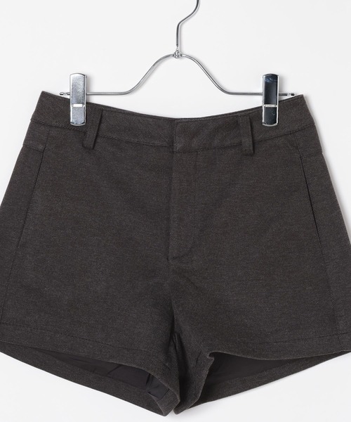 3.3 Field Trip （3.3フィールドトリップ）の「3.3 Field Trip／ウールライクタイトショートパンツ（その他パンツ・レディース・グレー/ブラック・SMALL/MEDIUM）」の22枚目の写真