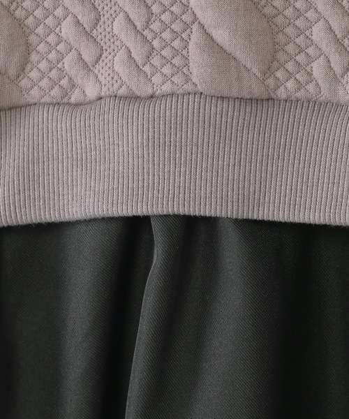 ikka（イッカ）の「フクレジャカードドッキングスカートワンピース（120~160cm）（ワンピース・キッズ・ベージュ/ブラウン系その他・120/130/140/150/160）」の10枚目の写真