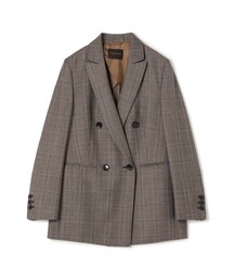 トゥモローランド コレクション　シアージャケット　ブラウン　テーラード トゥモローランド コレクション シアージャケット ブラウン テーラード