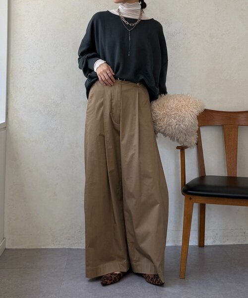 DouDou（ドゥドゥ）の「シアータートル（Tシャツ/カットソー・レディース・ブラック/サックスブルー/グレー/オフホワイト/ホワイト・FREE）」の9枚目の写真