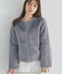 tocco closet（トッコ　クローゼット）の「【ZOZO限定】エコファーベーシックブルゾン（ブルゾン）」