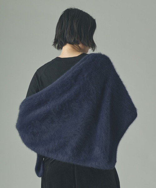 Curensology(カレンソロジー)/FOXカシミヤストール ネイビー Curensology(カレンソロジー)/FOXカシミヤストール（ストール/ショール