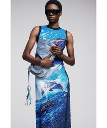 Desigual | 【Desigual×BOTTER】リバーシブルスパンコールドレス(ワンピース)