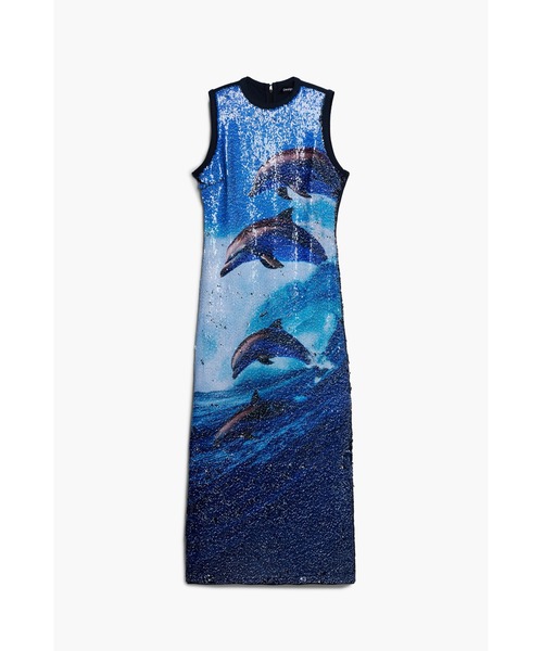 Desigual（デシグアル）の「【Desigual×BOTTER】リバーシブルスパンコールドレス（ワンピース・レディース・ブルー・XS/L/S/M/XL）」の5枚目の写真