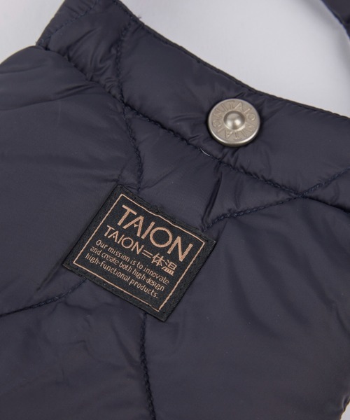 TAION（タイオン）の「ミリタリー クロスボディ ダウンバッグS-ソフトシェル 《TAION/タイオン》（ショルダーバッグ・レディース・ベージュ/ネイビー/グリーン/オフホワイト/カーキ・フリー）」の13枚目の写真